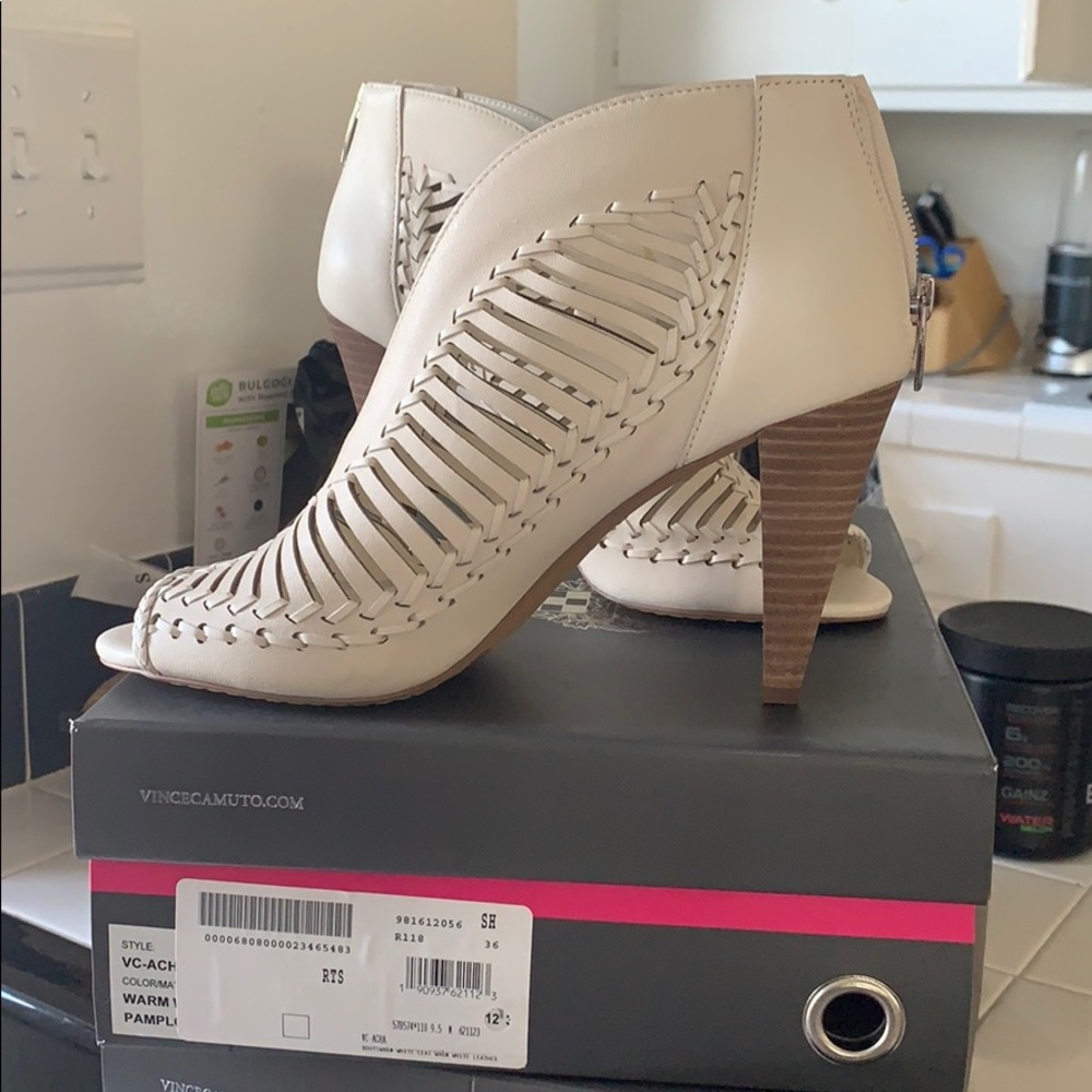 Vince Camino White Heels